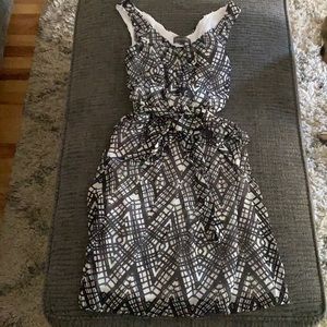 Black and white dress